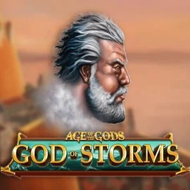 Age Of The Gods: God of Storms logo by Playtech at Spinshark Casino