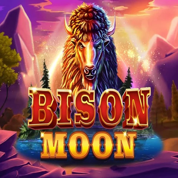 Bison Moon slot visual from Northern Lights Gaming available on spinsharks.eu