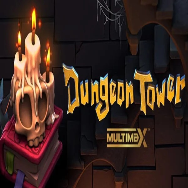 Slots logo of Dungeon Tower from Peter &amp; Sons at Spinshark Casino