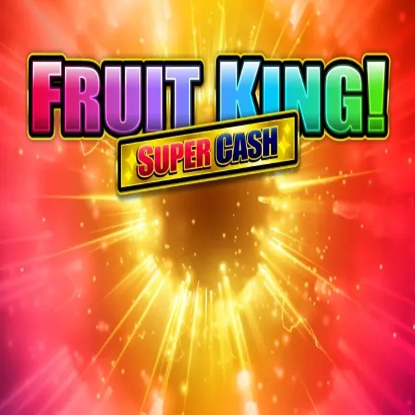 Fruit King Super Cash slot logo by Greentube at Spinshark Casino