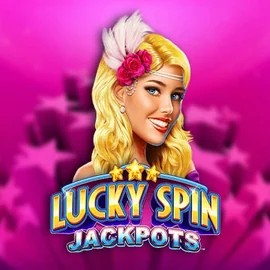 Lucky Spin Jackpots slot logo by Novomatic at Spinshark Casino