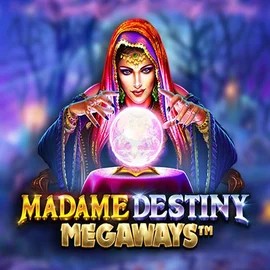 Madame Destiny Megaways slot visual from Pragmatic Play available on spinsharks.eu