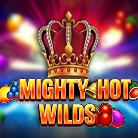 Mighty Hot Wilds logo by Inspired Gaming Spinshark Casino