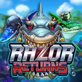 Logo of Razor Returns from Push Gaming at Spinshark Casino