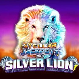 Stellar Jackpots with Silver Lion logo by Lightning Box Game at Spinshark Casino