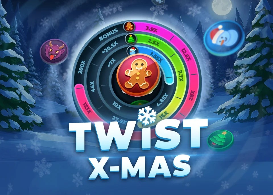 Play Twist X-mas slot by InOut on spinsharks.eu